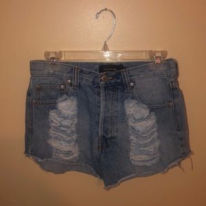 High wasted shorts